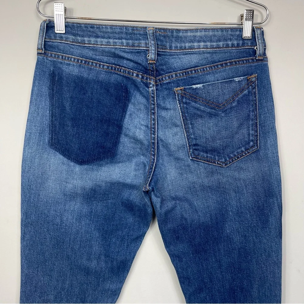 Derek Lam 10 Crosby Mila Mid Rise Girlfriend Patchwork Released Hem Jeans 27 - Picture 7 of 16